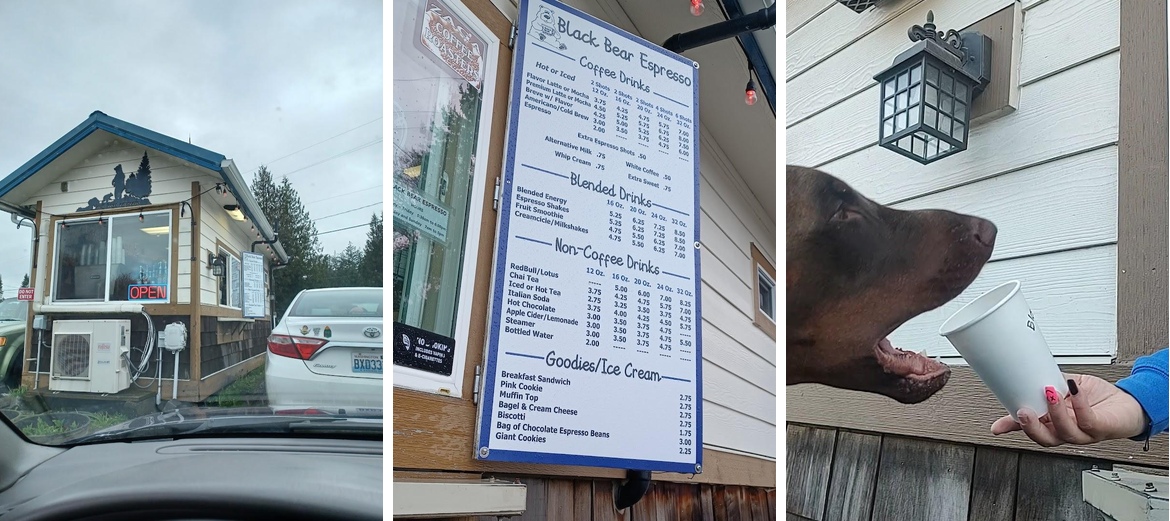 Black Bear Espresso Menu